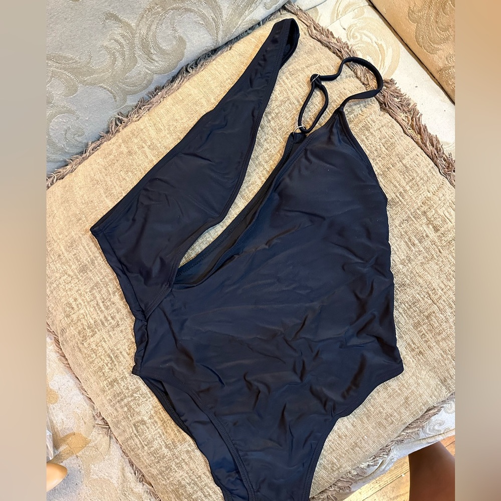 Single Shoulder Shein One piece swimsuit
